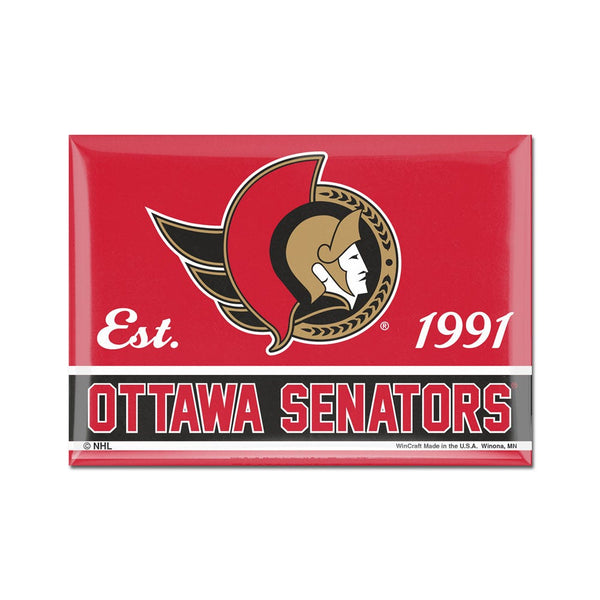 Ottawa Senators Metal Magnet 2.5" x 3.5"