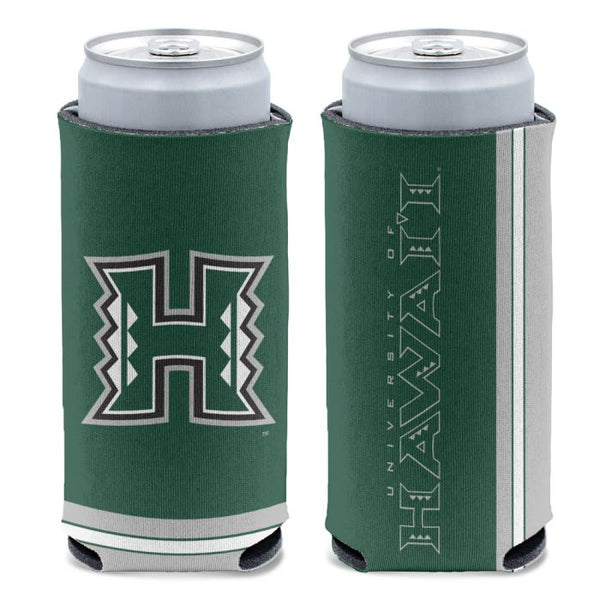 Wholesale-Hawaii Warriors 12 oz Slim Can Cooler