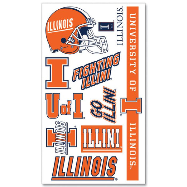 Wholesale-Illinois Fighting Illini Tattoos