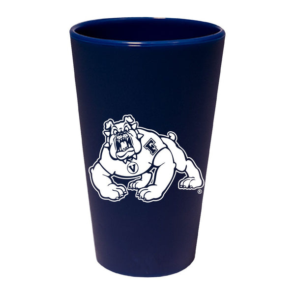Fresno State Bulldogs 16 oz Silicone Pint Glass