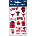 Chicago Bulls Face Cals 4" x 7"