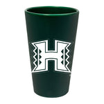 Hawaii Warriors 16 oz Silicone Pint Glass