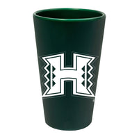 Hawaii Warriors 16 oz Silicone Pint Glass