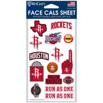 Houston Rockets Face Cals 4" x 7"