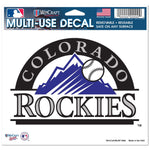 Colorado Rockies Multi-Use Decal -Clear Bckrgd 5" x 6"