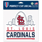 St. Louis Cardinals Perfect Cut Color Decal 8" x 8"