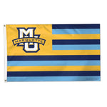 Wholesale-Marquette Golden Eagles / Stars and Stripes NCAA Flag - Deluxe 3' X 5'