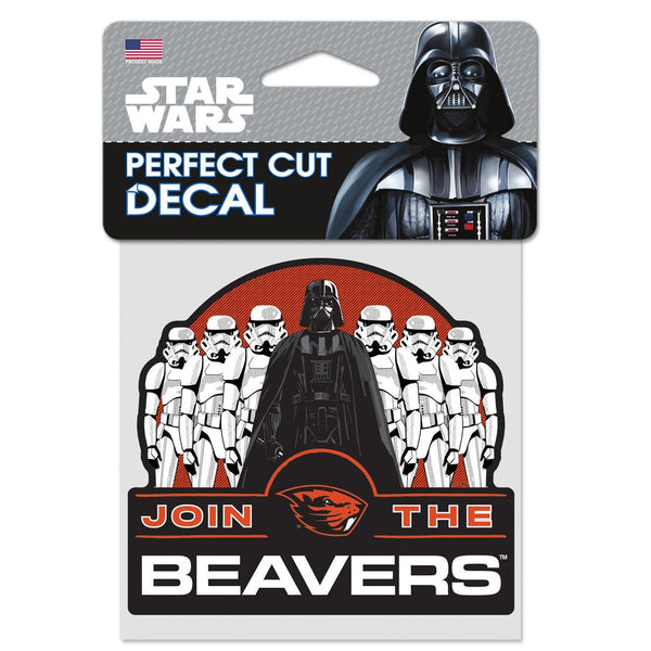 Oregon State Beavers / Star Wars Darth Vader AND STORM TROOPERS Perfect Cut Color Decal 4" x 4"