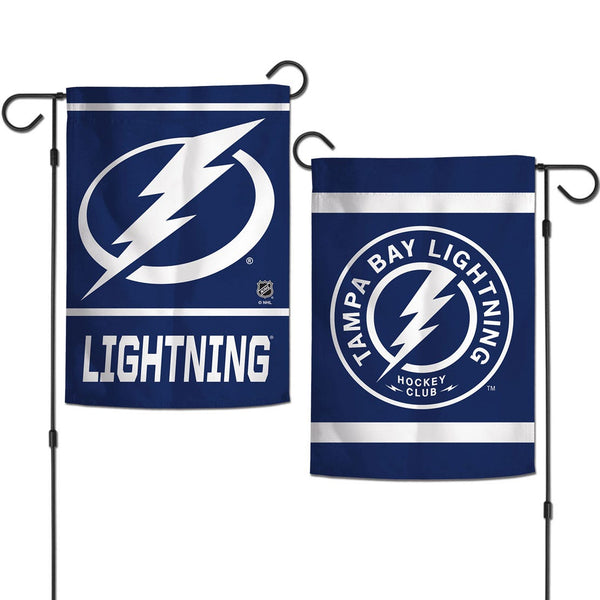 Tampa Bay Lightning Garden Flags 2 sided 12.5" x 18"