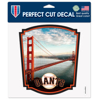 San Francisco Giants Perfect Cut Color Decal 8" x 8"