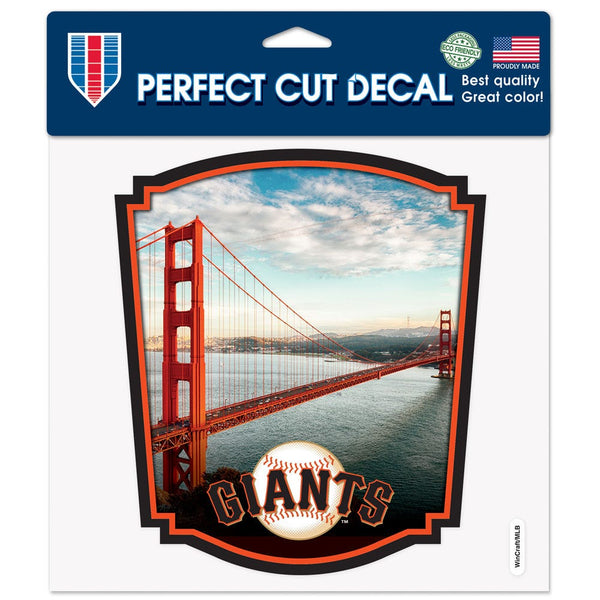 San Francisco Giants Perfect Cut Color Decal 8" x 8"