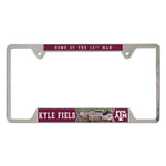 Texas A&M Aggies / Stadium NCAA Metal License Plate Frame