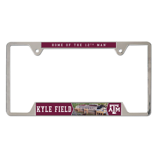 Texas A&M Aggies / Stadium NCAA Metal License Plate Frame