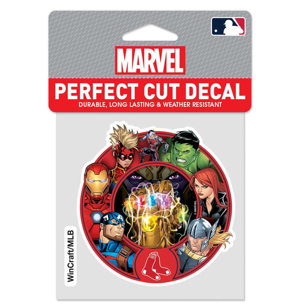 Boston Red Sox / Marvel (c) 2021 MARVEL Perfect Cut Color Decal 4" x 4"