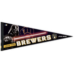Milwaukee Brewers / Star Wars Darth Vader Premium Pennant 12" x 30"