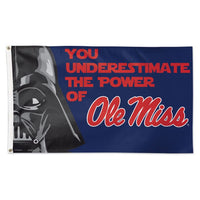 Wholesale-Ole Miss Rebels / Star Wars Darth Vader Flag - Deluxe 3' X 5'