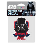 Wholesale-Ole Miss Rebels / Star Wars Darth Vader Perfect Cut Color Decal 4" x 4"