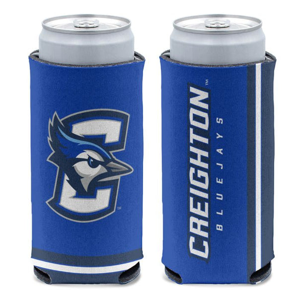 Wholesale-Creighton Bluejays 12 oz Slim Can Cooler