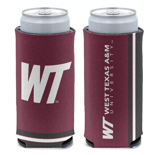 Wholesale-West Texas A&amp;M Buffaloes 12 oz Slim Can Cooler