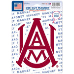 Alabama A&M Bulldogs Die Cut Logo Magnet 6.25" x 9"