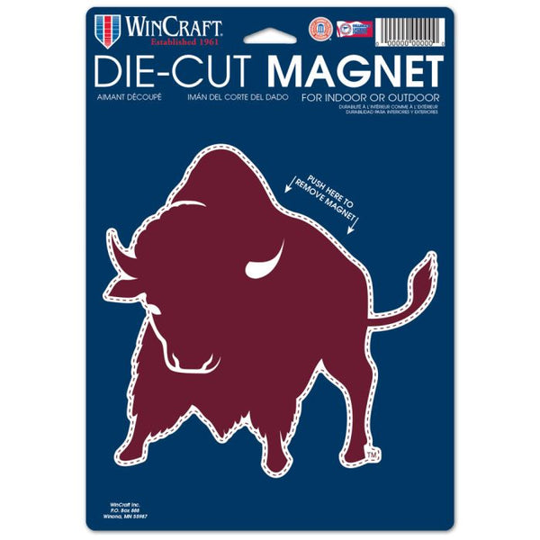 Wholesale-West Texas A&amp;M Buffaloes Die Cut Logo Magnet 6.25" x 9"