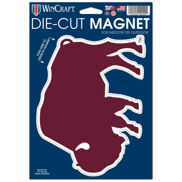 Wholesale-West Texas A&amp;M Buffaloes Die Cut Logo Magnet 6.25" x 9"