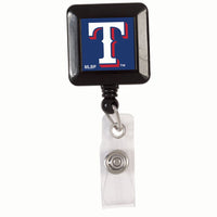 Texas Rangers Retractable Badge Holder