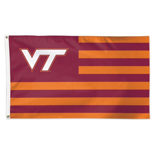 Wholesale-Virginia Tech Hokies / Stars and Stripes NCAA Flag - Deluxe 3' X 5'