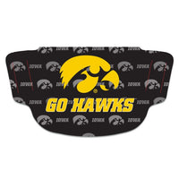 Wholesale-Iowa Hawkeyes SLOGAN 3 Fan Mask Face Covers