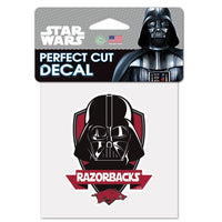 Wholesale-Arkansas Razorbacks / Star Wars Darth Vader Perfect Cut Color Decal 4" x 4"