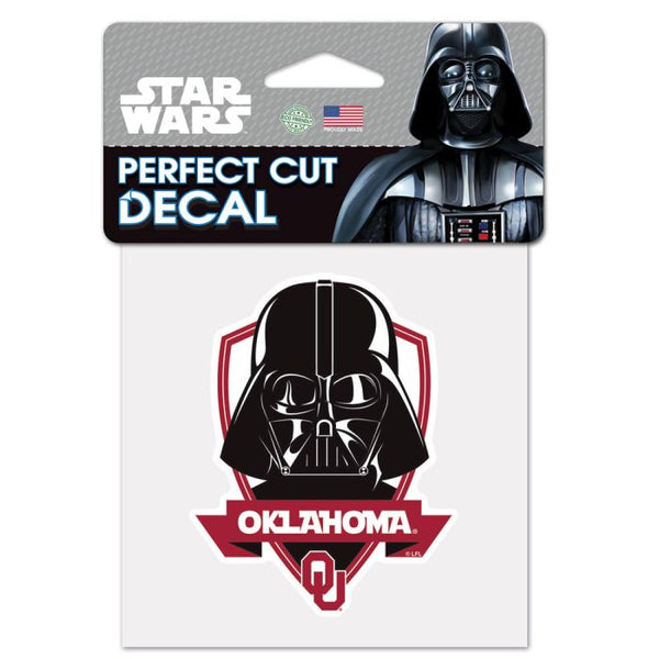 Wholesale-Oklahoma Sooners / Star Wars Darth Vader Perfect Cut Color Decal 4" x 4"