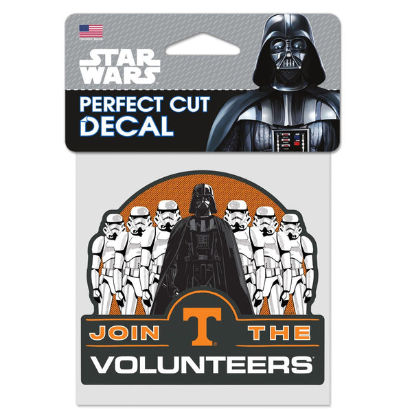 Tennessee Volunteers / Star Wars Darth Vader AND STORM TROOPERS Perfect Cut Color Decal 4" x 4"