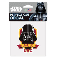 Wholesale-USC Trojans / Star Wars DARTH VADER Perfect Cut Color Decal 4" x 4"