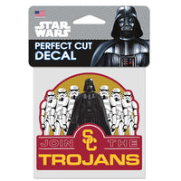 USC Trojans / Star Wars DARTH VADER AND STORM TROOPERS Perfect Cut Color Decal 4" x 4"