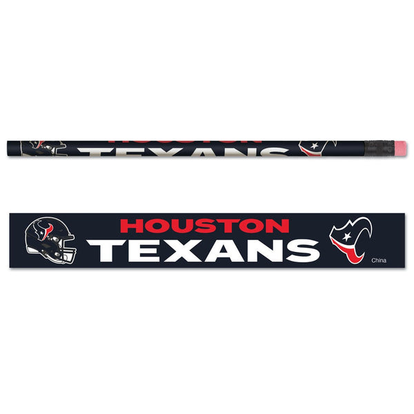 Houston Texans Pencil 6-pack