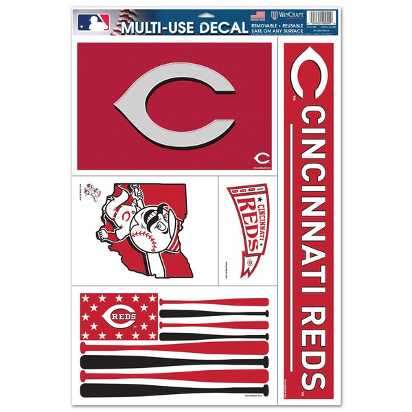 Cincinnati Reds Multi Use Decal 11" x 17"