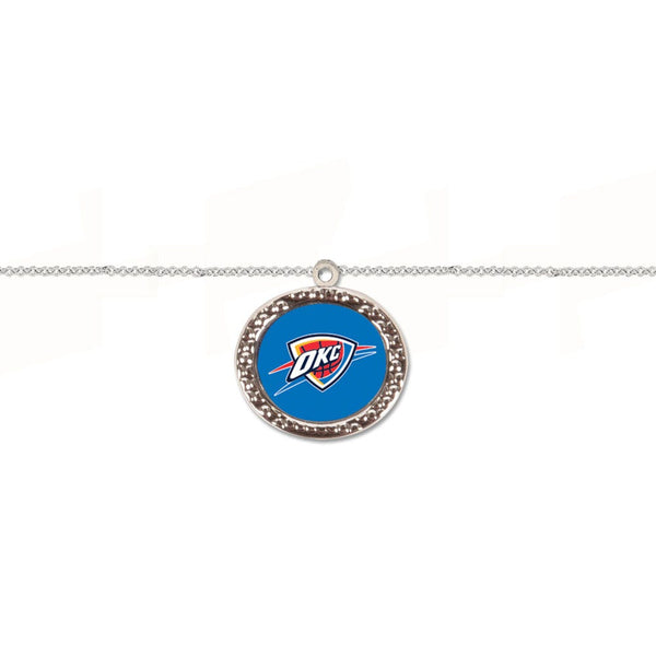 Oklahoma City Thunder Bracelet w/Charm Jewelry Carded