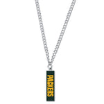 Green Bay Packers Necklace w/Charm Jewelry Card