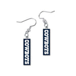Dallas Cowboys Earrings Jewelry Carded Round