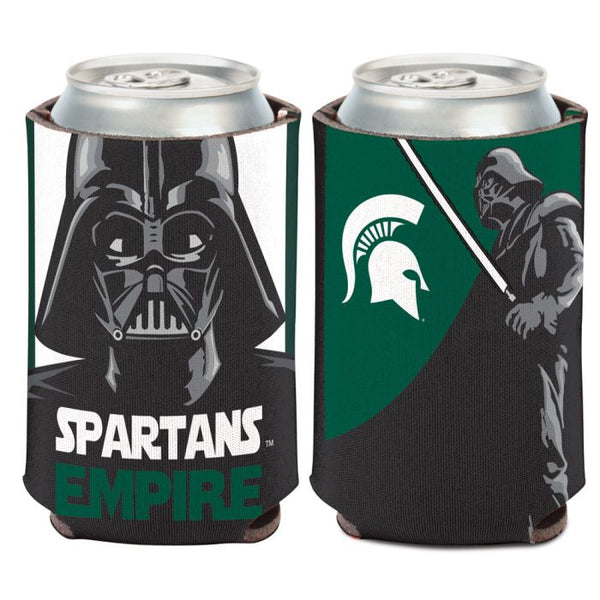 Wholesale-Michigan State Spartans / Star Wars Darth Vader Can Cooler 12 oz.