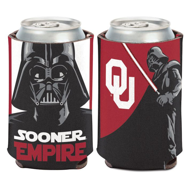 Wholesale-Oklahoma Sooners / Star Wars Darth Vader Can Cooler 12 oz.