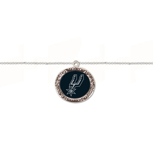 San Antonio Spurs Bracelet w/Charm Jewelry Carded