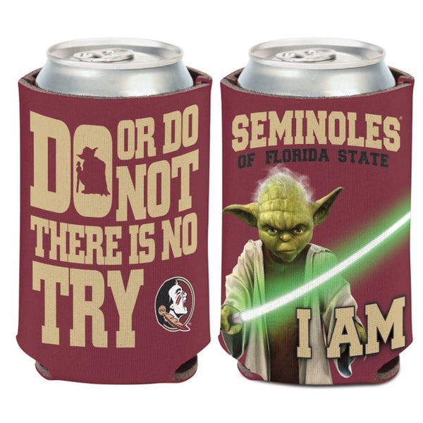 Wholesale-Florida State Seminoles / Star Wars Yoda Can Cooler 12 oz.