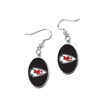 Kansas City Chiefs Earrings Jewelry Carded Round