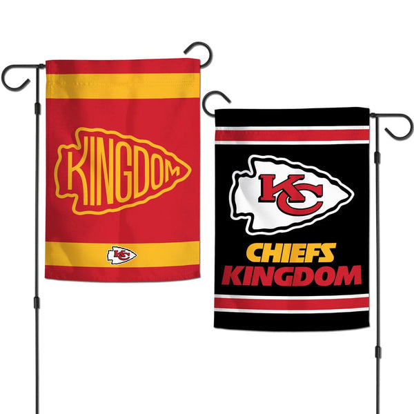 Kansas City Chiefs Garden Flags 2 sided 12.5" x 18"