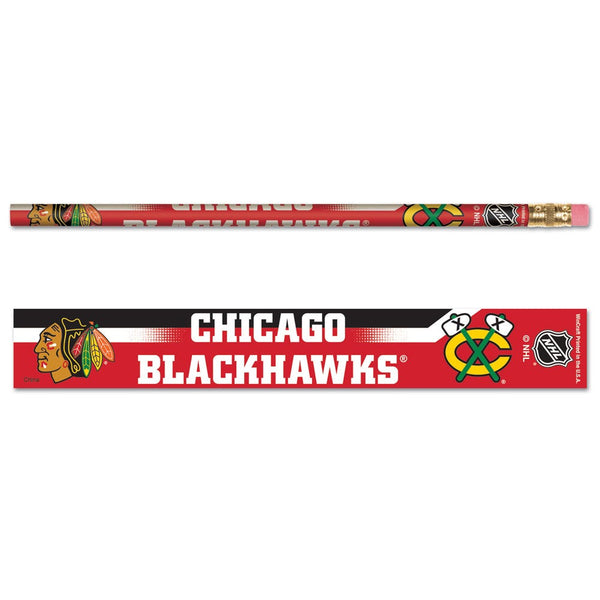 Chicago Blackhawks Pencil 6-pack