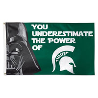 Wholesale-Michigan State Spartans / Star Wars Darth Vader Flag - Deluxe 3' X 5'