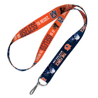 Auburn Tigers / Star Wars Darth Vader & Yoda Lanyard 1"