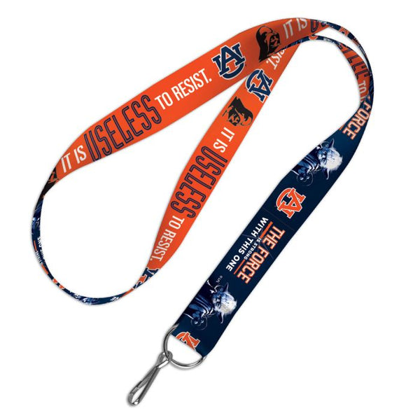 Wholesale-Auburn Tigers / Star Wars Darth Vader &amp; Yoda Lanyard 1"