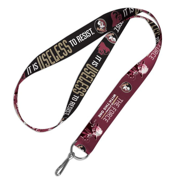 Wholesale-Florida State Seminoles / Star Wars Darth Vader &amp; Yoda Lanyard 1"
